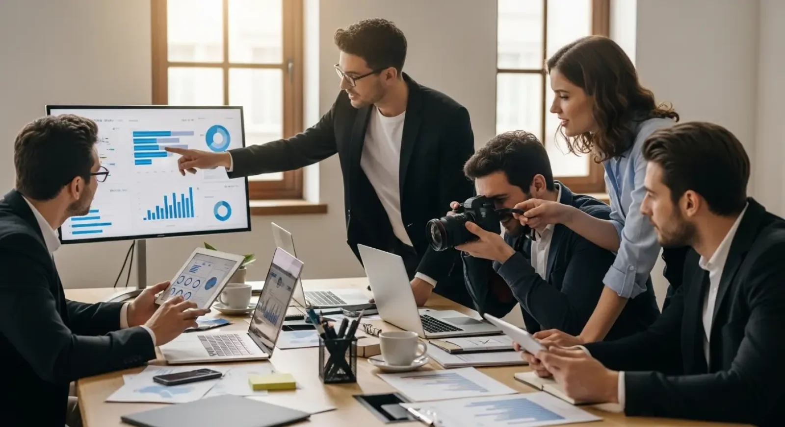 content marketing ideas, teamwork, digital strategy