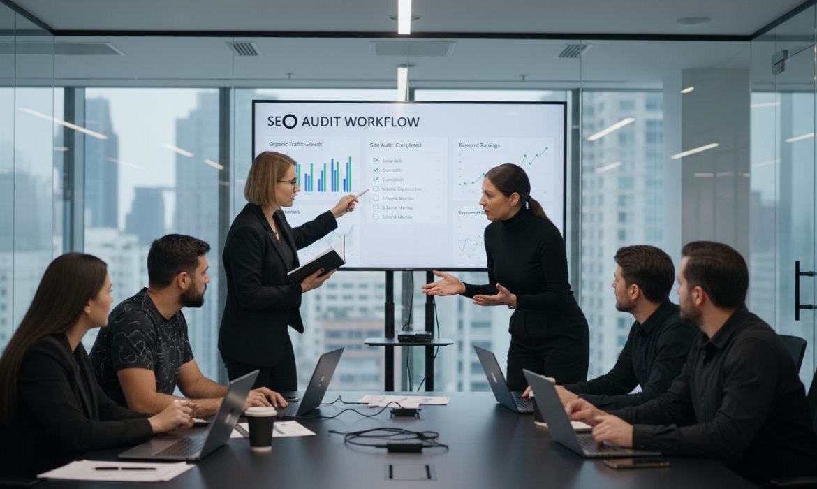 SEO audit workflow